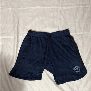 Champion Men's Navy Blue Athletic Shorts